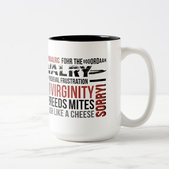 De Café Em Dois Tons Caneca do jogo da máquina do ódio - cavalaria (Direita)