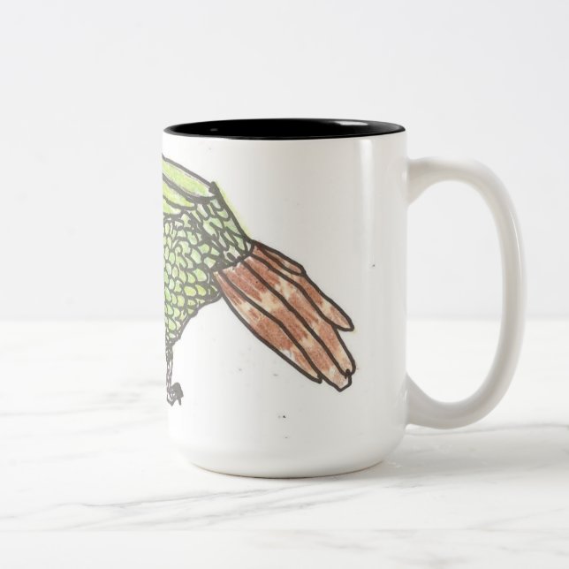De Café Em Dois Tons Caneca do Kakapo (Direita)