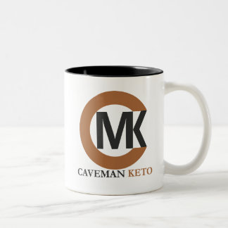 De Café Em Dois Tons Caneca do Keto do homem das cavernas