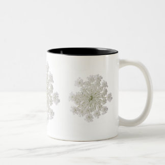 De Café Em Dois Tons Caneca do laço da rainha Anne
