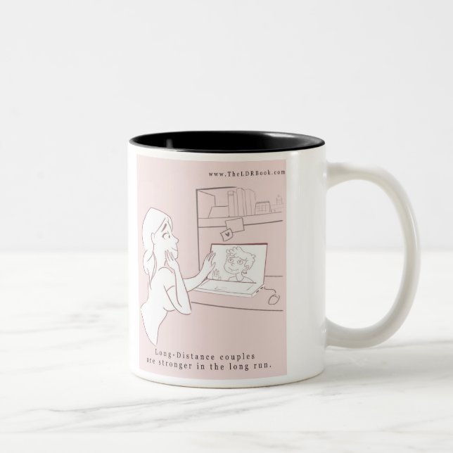 De Café Em Dois Tons Caneca do LDR (Direita)