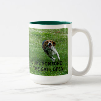 De Café Em Dois Tons Caneca do lebreiro