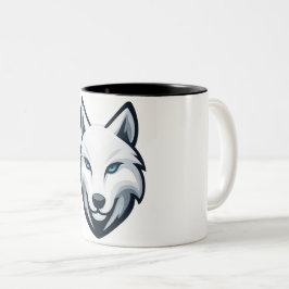 De Café Em Dois Tons Caneca do Lobo Branco