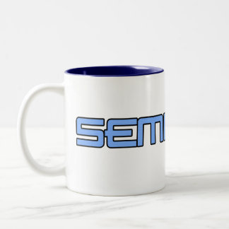 De Café Em Dois Tons Caneca do logotipo do seminário