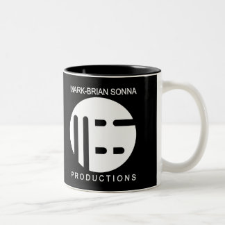 De Café Em Dois Tons Caneca do logotipo dos MBS