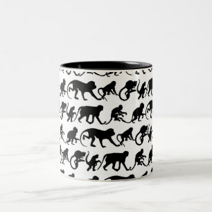 De Café Em Dois Tons Caneca do macaco
