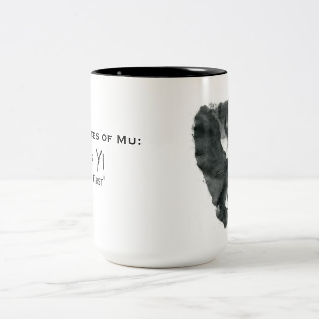 De Café Em Dois Tons Caneca do macaco da mancha da tinta (Centro)
