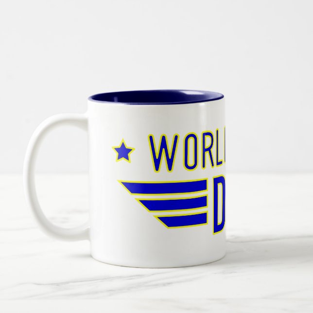 De Café Em Dois Tons Caneca do Melhor Pai do Mundo (Esquerda)