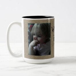 De Café Em Dois Tons Caneca do Melhor Pai do Mundo Engraçado