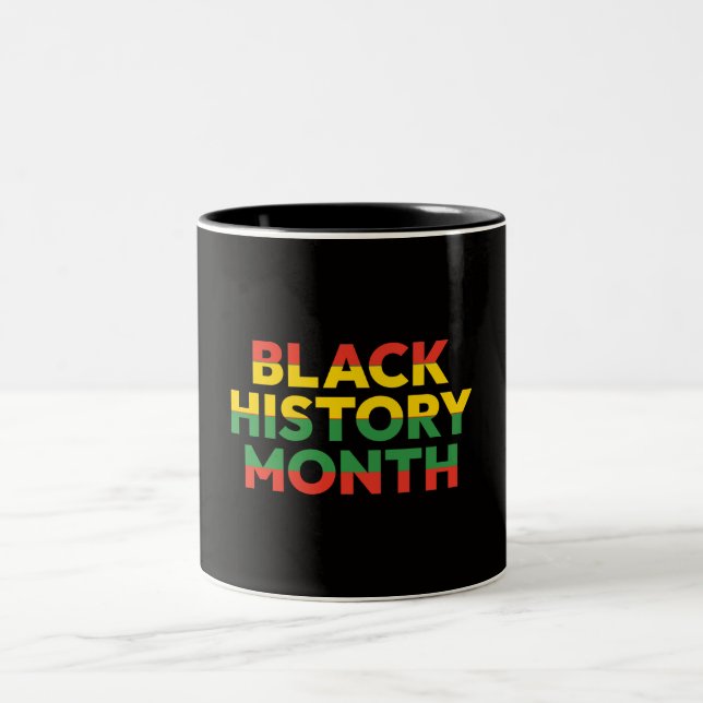 De Café Em Dois Tons Caneca do Mês da História Negra (Centro)