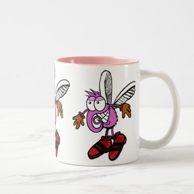 De Café Em Dois Tons CANECA do mosquito (Direita)