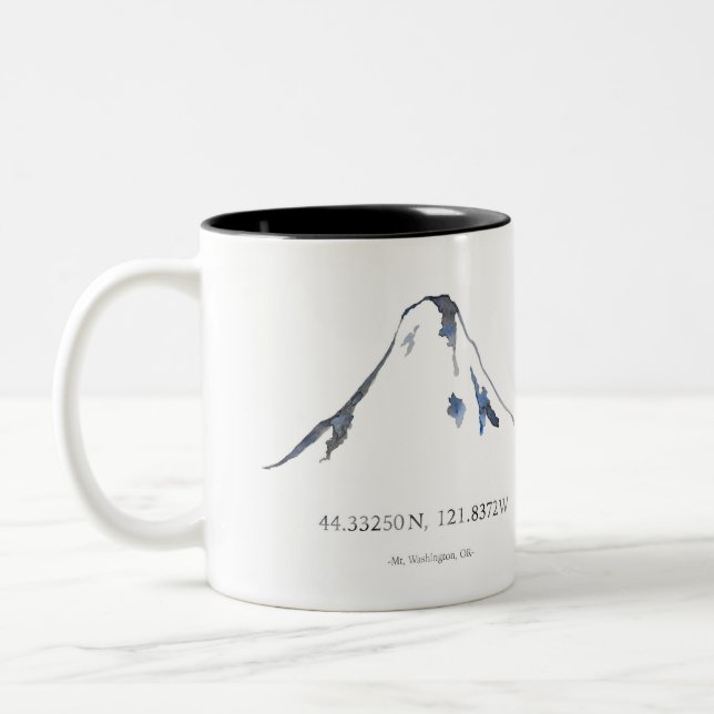 De Café Em Dois Tons Caneca do Mt. Washington (Esquerda)
