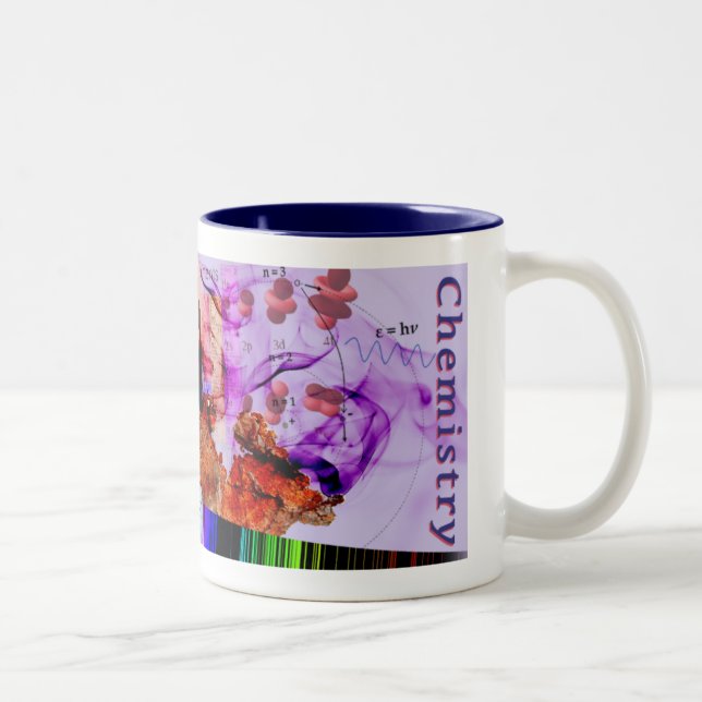 De Café Em Dois Tons Caneca do mundo da química (Direita)