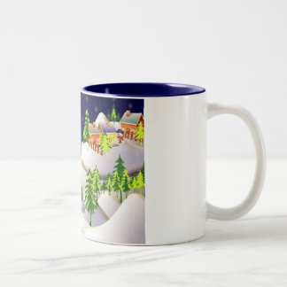 De Café Em Dois Tons Caneca do Natal