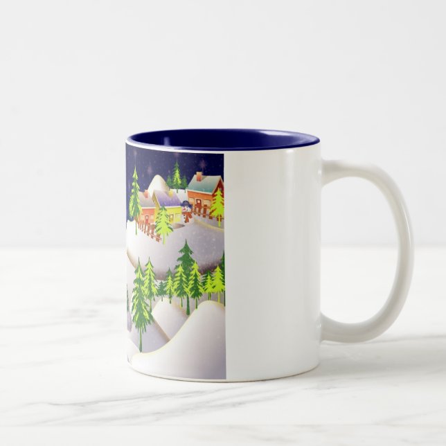 De Café Em Dois Tons Caneca do Natal (Direita)