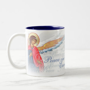 De Café Em Dois Tons Caneca do Natal - paz na terra