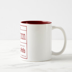 De Café Em Dois Tons Caneca do oxímoro