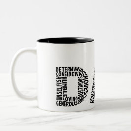 De Café Em Dois Tons Caneca do pai