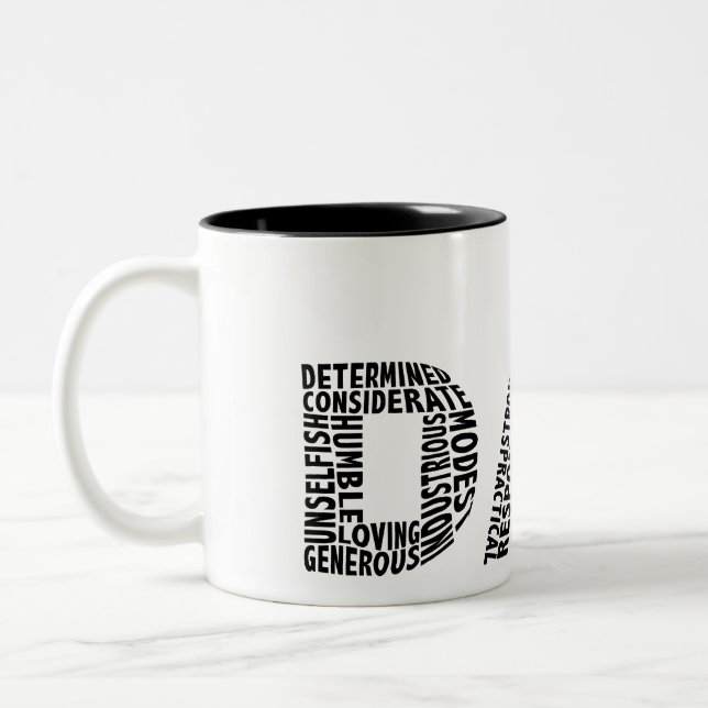 De Café Em Dois Tons Caneca do pai (Esquerda)