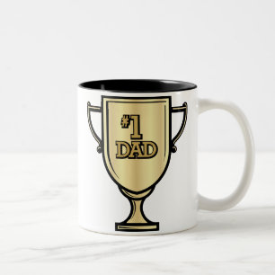 De Café Em Dois Tons Caneca do pai #1