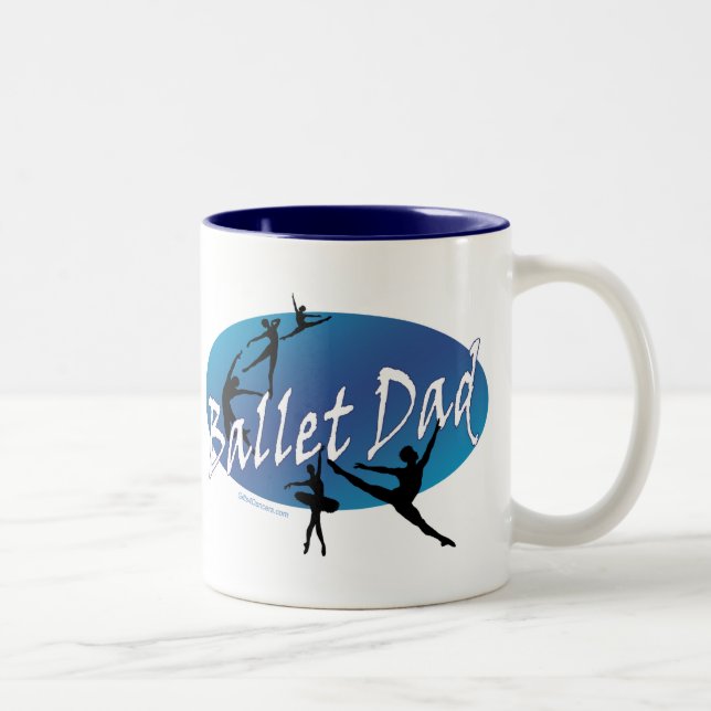De Café Em Dois Tons Caneca do pai do balé (Direita)
