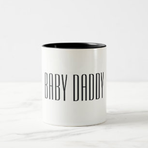 De Café Em Dois Tons Caneca do pai do bebê