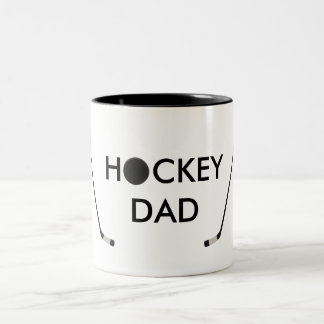 De Café Em Dois Tons caneca do pai do hóquei