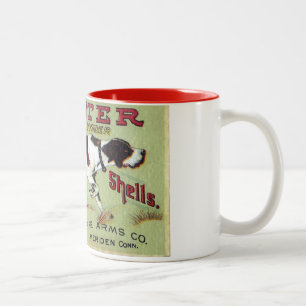 De Café Em Dois Tons Caneca do painel lateral do ponteiro