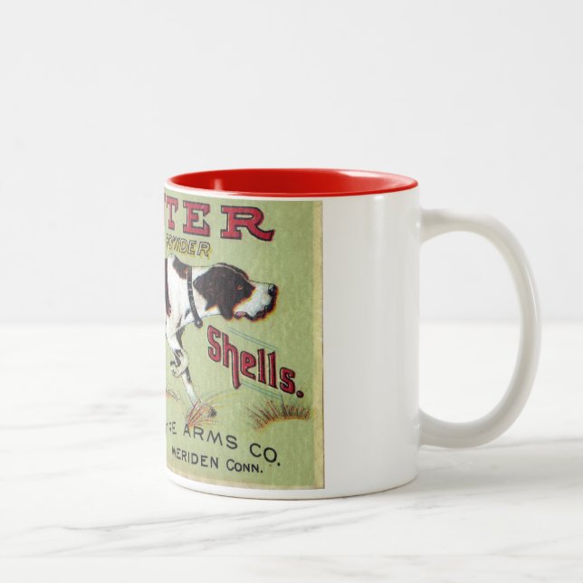 De Café Em Dois Tons Caneca do painel lateral do ponteiro (Direita)