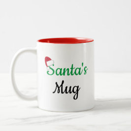 De Café Em Dois Tons Caneca do Papai Noel