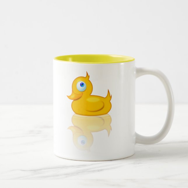 De Café Em Dois Tons Caneca do pato! (Direita)