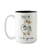 Caneca do Pato Médico Personalizada 
