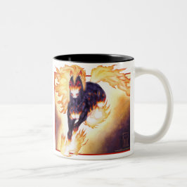 De Café Em Dois Tons Caneca do pesadelo