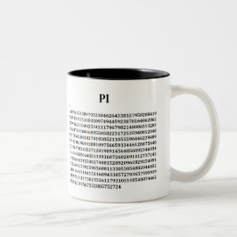 De Café Em Dois Tons Caneca do "PI"