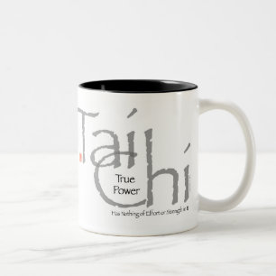 De Café Em Dois Tons Caneca do poder verdadeiro" do qui da TAI "
