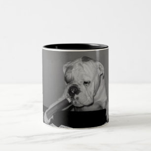 De Café Em Dois Tons caneca do póquer