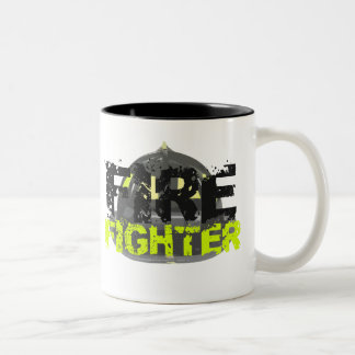 De Café Em Dois Tons Caneca do presente do sapador-bombeiro