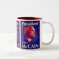 Caneca do presidente John McCain