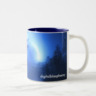 De Café Em Dois Tons Caneca do pressagio