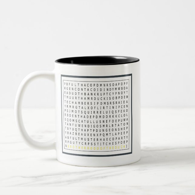 De Café Em Dois Tons Caneca do quebra-cabeça (Esquerda)