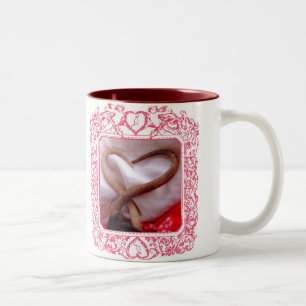 De Café Em Dois Tons Caneca do rato dos namorados