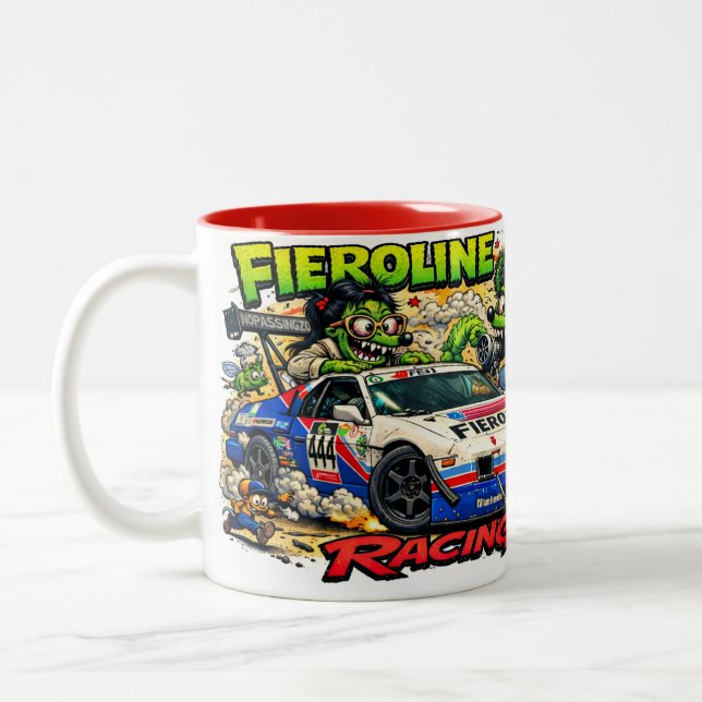 De Café Em Dois Tons Caneca do Rato Louco (Esquerda)