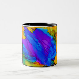 De Café Em Dois Tons Caneca do respingo