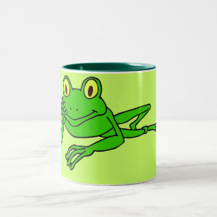 De Café Em Dois Tons Caneca do sapo