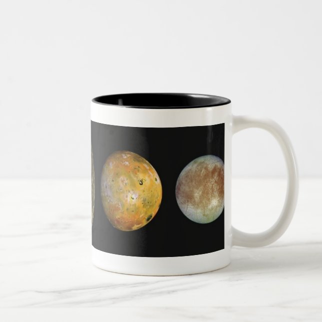 De Café Em Dois Tons Caneca do satélite galileu (Direita)