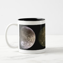 De Café Em Dois Tons Caneca do satélite galileu