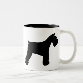 De Café Em Dois Tons Caneca do Schnauzer