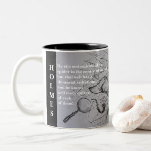 De Café Em Dois Tons Caneca do senhor Arthur Conan Doyle com citações