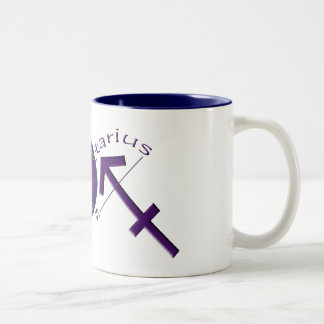 De Café Em Dois Tons Caneca do símbolo do zodíaco do Sagitário