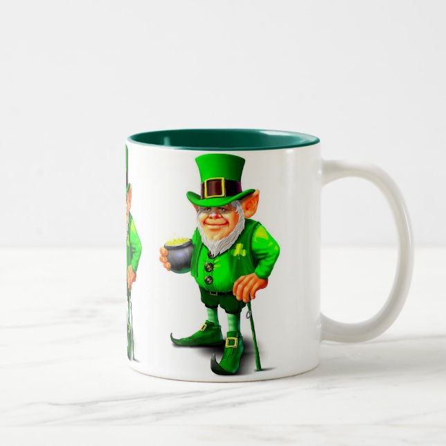 De Café Em Dois Tons Caneca do Sr. LEPRECHAUN (Direita)